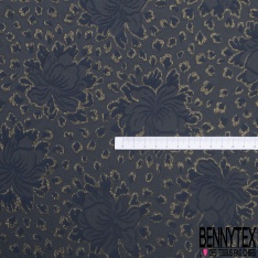 Polyamide élasthanne lingerie motif losange fantaisie gaufré pois lurex or ton sur ton mandarine