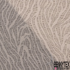 Voile de Coton uni brume de raisin