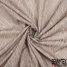 Voile de Coton uni brume de raisin