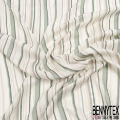 Fibranne viscose imprimé psychédélique multicolore seventie's