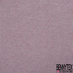 Milano jacquard coton viscose motif floral tropical ton amande sauge rose fond blanc discret