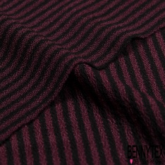 Jersey polyester laqué imprimé peau de serpent ton marron fond blanc