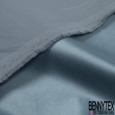 Satin duchesse souple soie acétate uni blanc cassé
