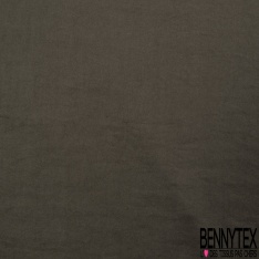 Satinette polyester froissée uni gingembre glaçé