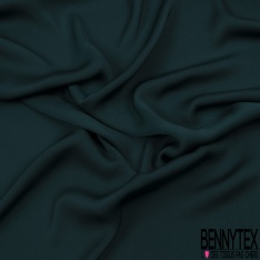 Satinette polyester froissée uni perle d'argent