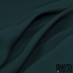 Satinette polyester froissée uni perle d'argent
