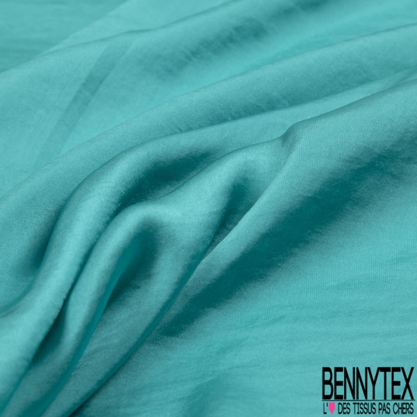 Satinette polyester froissée uni céramique