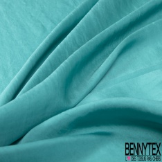 Satinette polyester froissée uni céramique