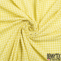 Polyamide élasthanne lingerie fin motif grand chevron ton sur ton olive brûlé