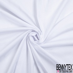 Jersey coton modal élasthanne fin uni rose crème