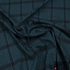Milano jacquard coton polyester recyclé motif cachemire mandarine noir lurex or fond blanc cassé