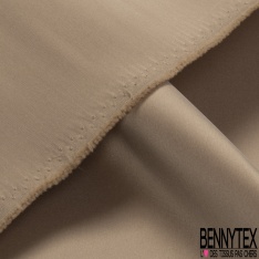 Taffetas polyester fin uni rosé du matin