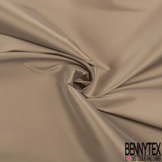 Taffetas polyester fin uni rosé du matin