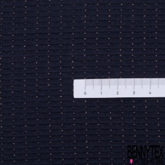 Milano jacquard coton motif rayure fantaisie horizontale cellier vieux rose bleu impérial