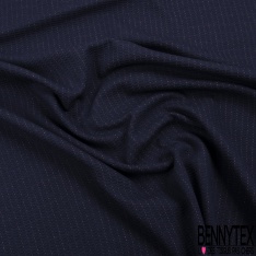 Milano jacquard coton motif rayure fantaisie horizontale cellier vieux rose bleu impérial