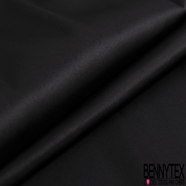 Satin de soie polyamide élasthanne atlantique foncé