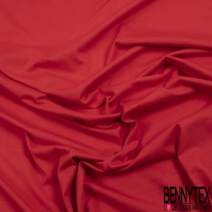 Jersey coton fin uni cayenne grande laize