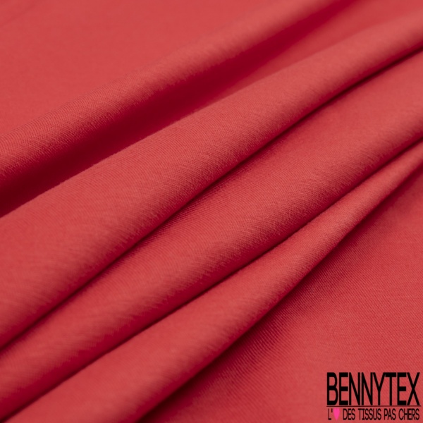 Jersey coton fin uni cayenne grande laize