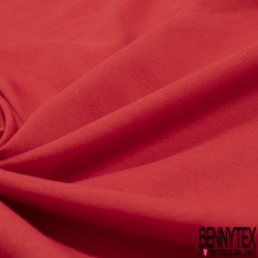 Jersey coton fin uni cayenne grande laize