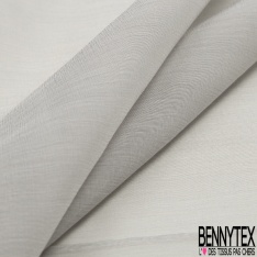 Mousseline de soie georgette uni noir profond