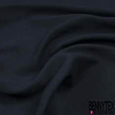 Coupon 3m stretch viscose élasthanne tailleur pantalon double face noir plumetis souris dos souris