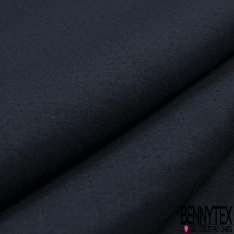 Coupon 3m stretch viscose élasthanne tailleur pantalon double face noir plumetis souris dos souris