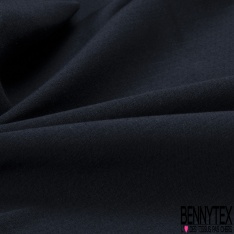 Coupon 3m stretch viscose élasthanne tailleur pantalon double face noir plumetis souris dos souris