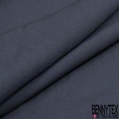 Crêpe Georgette viscose imprimé floral Fond Bleu