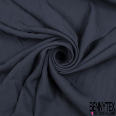 Crêpe Georgette viscose imprimé floral Fond Bleu
