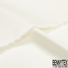Twill de soie blanc naturel