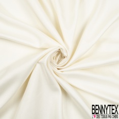 Twill de soie blanc naturel