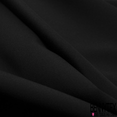 Gabardine sergé polyester laine uni rose murmure