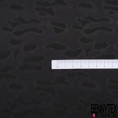 Doublure bemberg viscose imprimé mini étoile ton sur ton noir