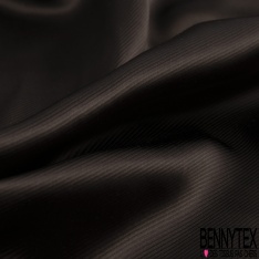 Twill viscose soie lourd satinée uni rocher