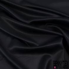Satin viscose de luxe uni éclipse totale