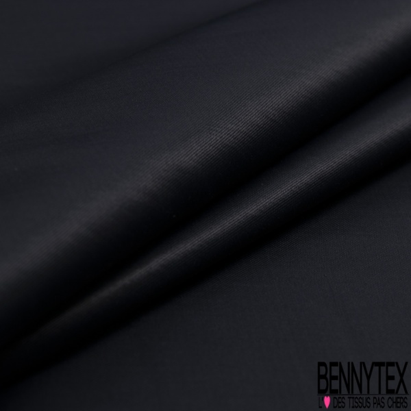 Satin viscose de luxe uni éclipse totale