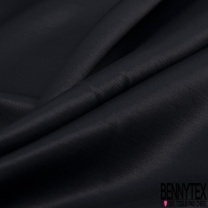 Satin viscose de luxe uni éclipse totale