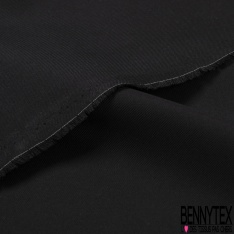 Gabardine de soie uni écru grande laize