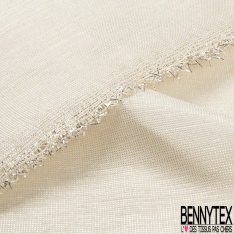 Toile Coton polyester uni alcazar marron