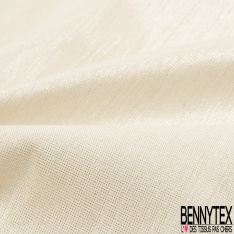 Toile Coton polyester uni alcazar marron
