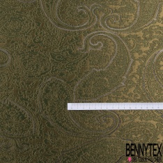 Jacquard viscose polyamide métal motif pied de poule ton sur ton fjord