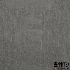 Mousseline de soie georgette uni noir profond