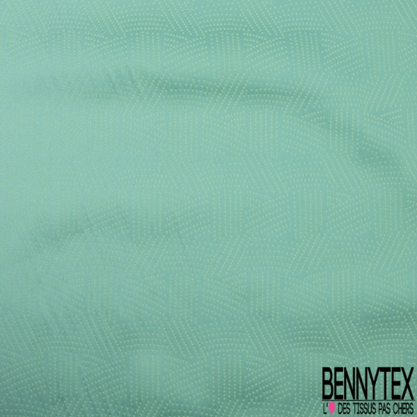 Polyamide élasthanne lingerie motif quadrillage perle blanc aqua fond raisin pétillant