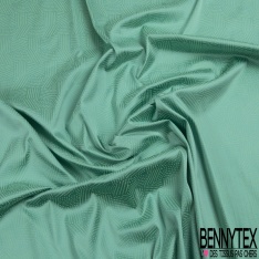 Polyamide élasthanne lingerie motif quadrillage perle blanc aqua fond raisin pétillant