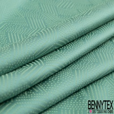 Polyamide élasthanne lingerie motif quadrillage perle blanc aqua fond raisin pétillant