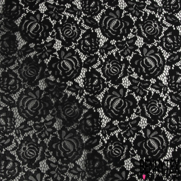 Dentelle Bloquée Coton Blanc Cassé Rayure Fine Rose Fluo