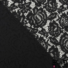 Dentelle Bloquée Coton Blanc Cassé Rayure Fine Rose Fluo