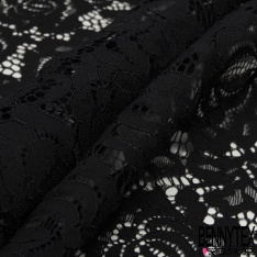 Dentelle Bloquée Coton Blanc Cassé Rayure Fine Rose Fluo