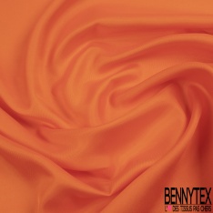 Twill coton soie uni mandarine