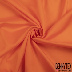 Twill coton soie uni mandarine
